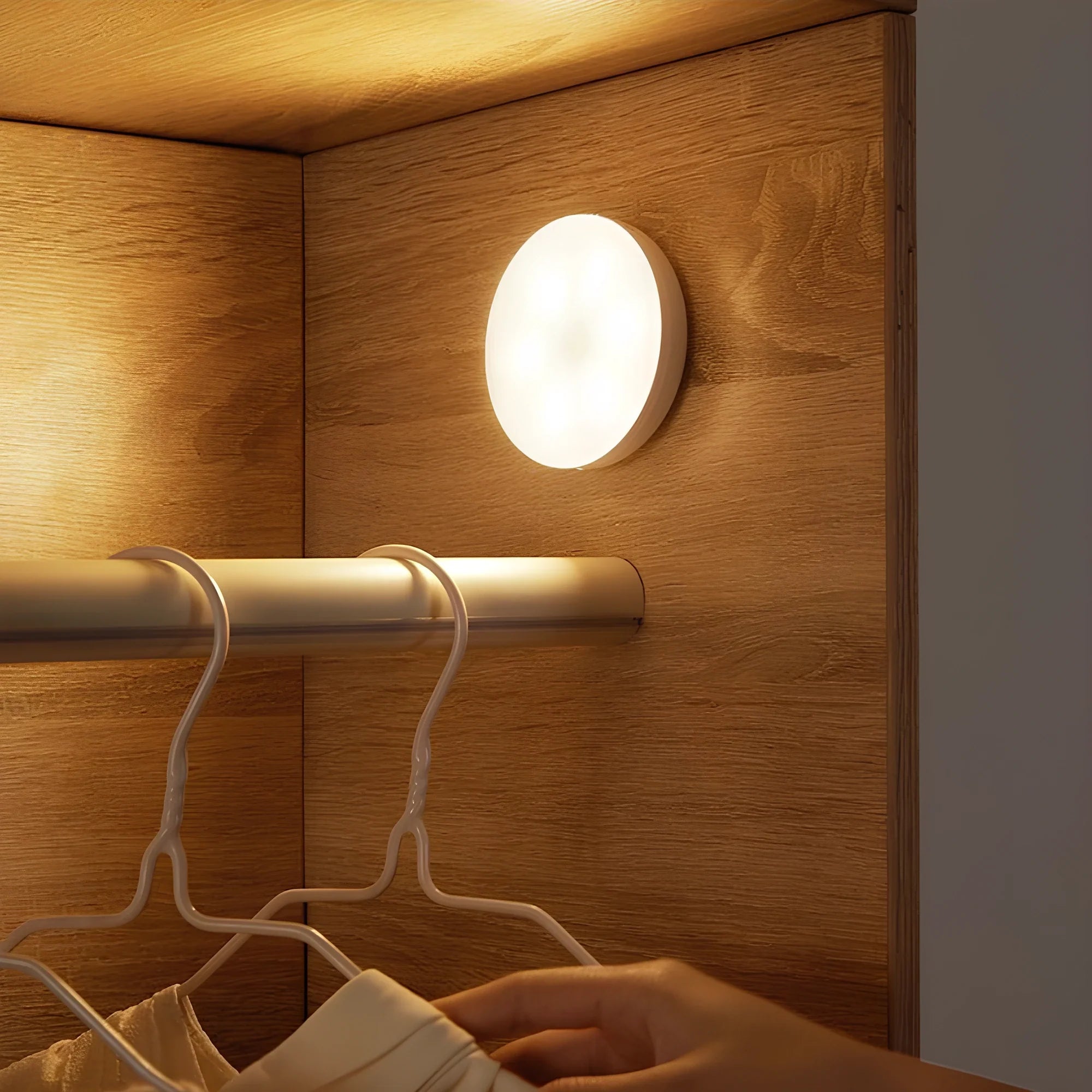 Lampa Wewnętrzna z Czujnikiem Ruchu LED | Montaż Bezprzewodowy