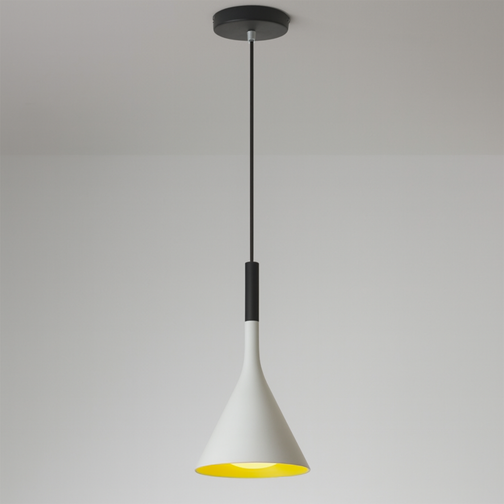 Lampa Wisząca Nowoczesna Do Salonu Kuchni | Stożkowa