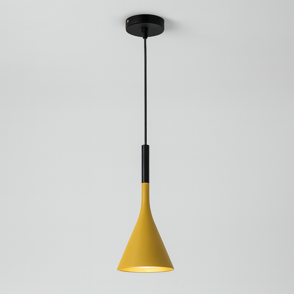 Lampa Wisząca Nowoczesna Do Salonu Kuchni | Stożkowa