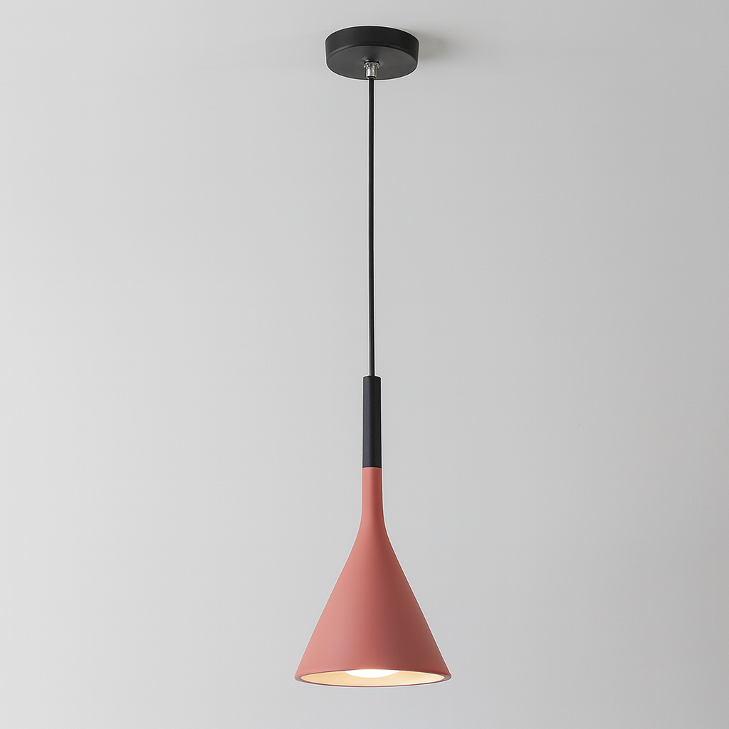 Lampa Wisząca Nowoczesna Do Salonu Kuchni | Stożkowa