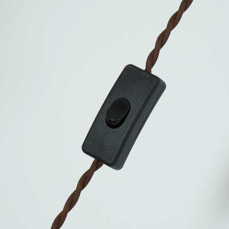 Lampa Wisząca Szklana Drewniana Salon | Nowoczesna