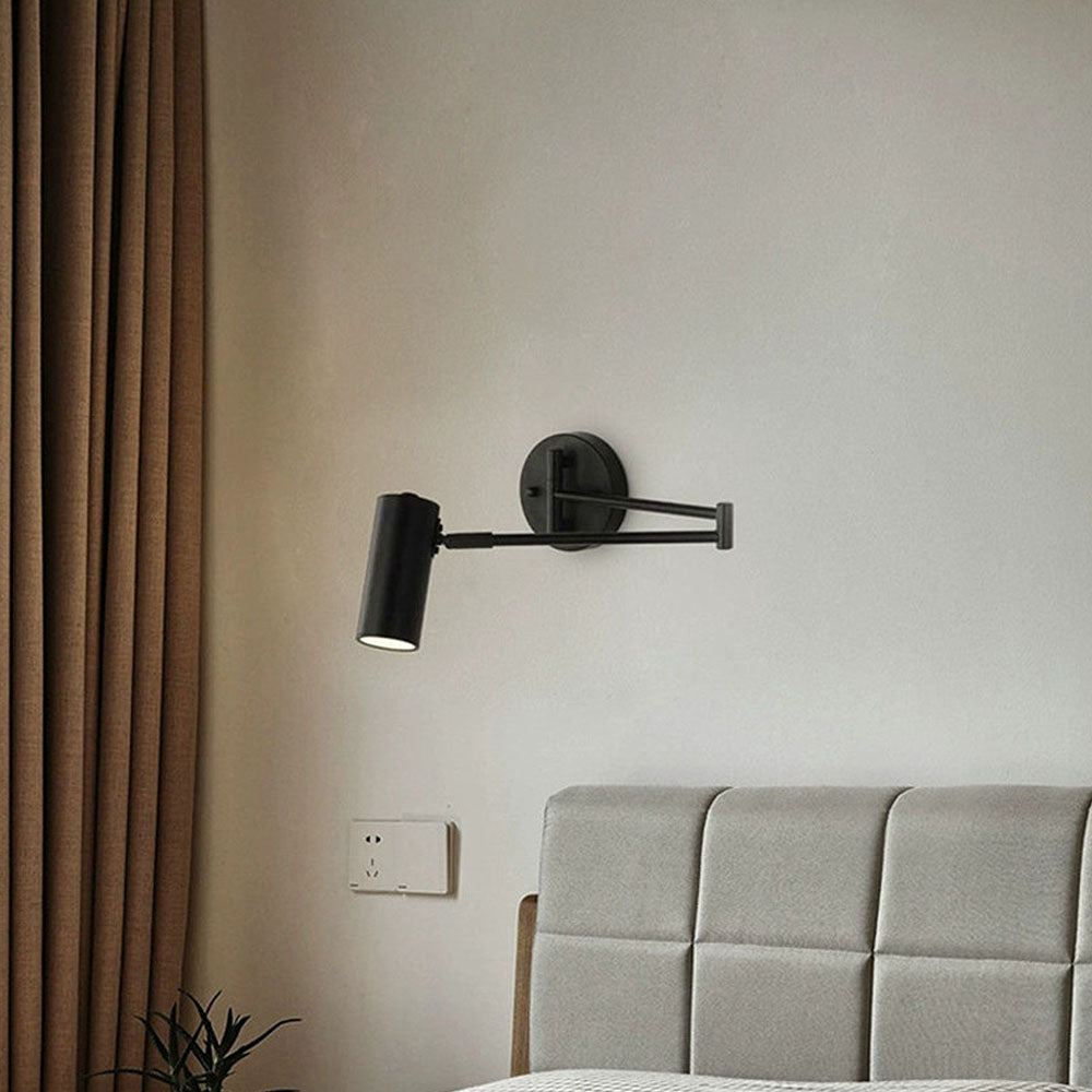 Lampa do Sypialni Ścienna Regulowana do Czytania Przy Łóżku | Nowoczesna