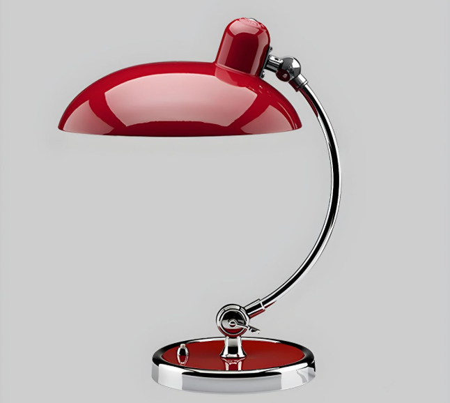 Lampka Na Biurko LED Retro Z Regulowanym Metalowym Ramieniem | Chrom