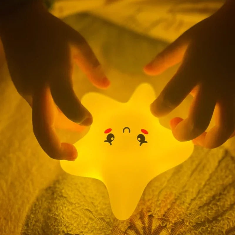 Lampka Nocna Dla Dzieci LED Z Motywem Gwiazdki | Mała