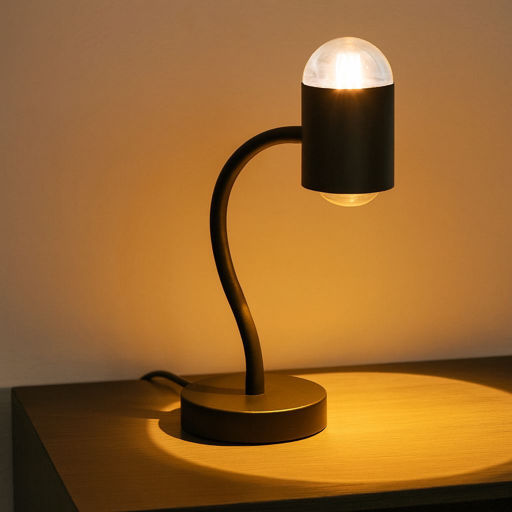 Lampka na Biurko LED z Efektem Tęczy do Sypialni i Salonu | Nocna