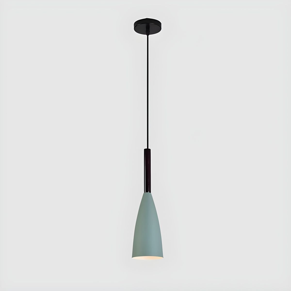 Lampy Do Salonu Wiszące LED Z Podłużnym Kloszem Nad Stołem | Nowoczesne