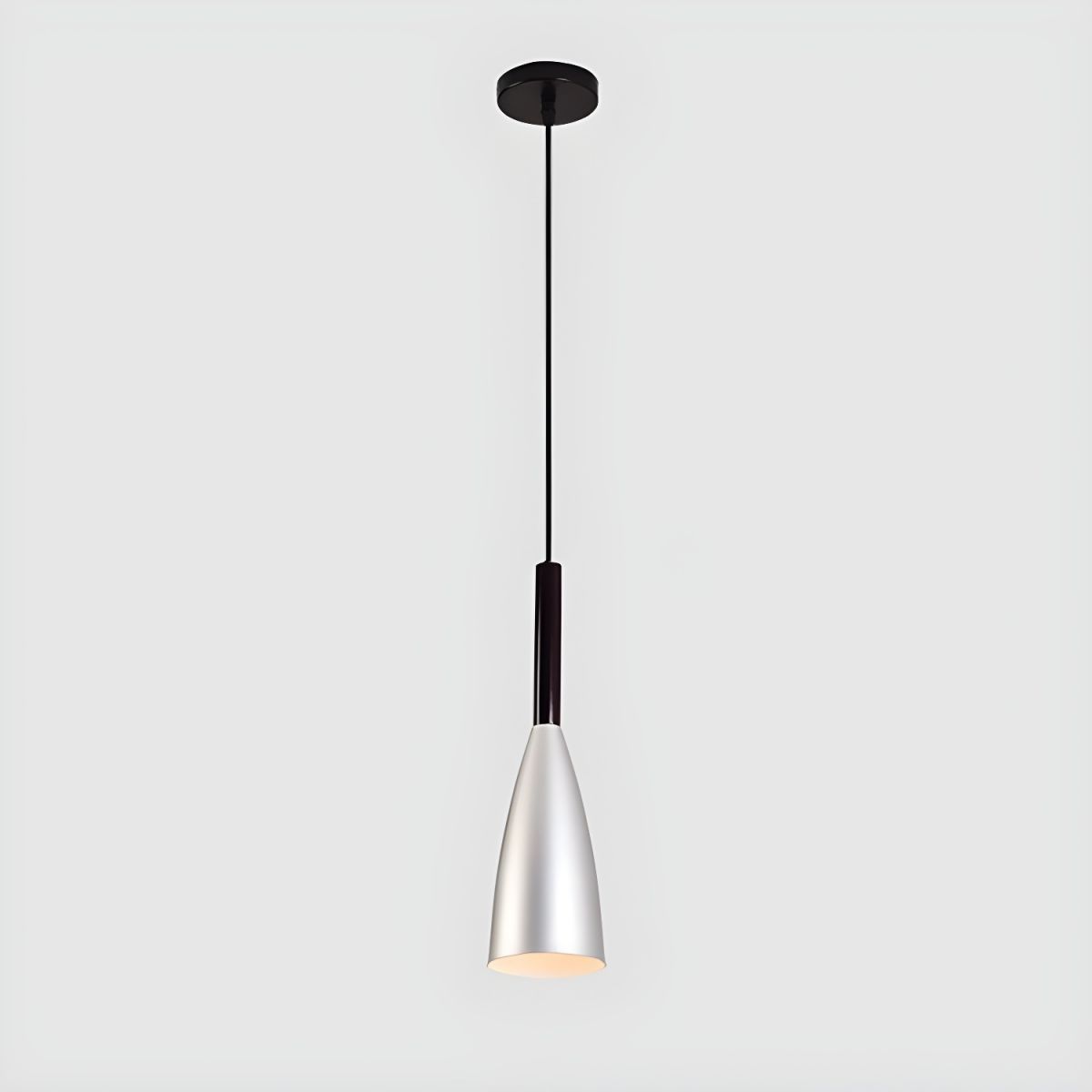 Lampy Do Salonu Wiszące LED Z Podłużnym Kloszem Nad Stołem | Nowoczesne