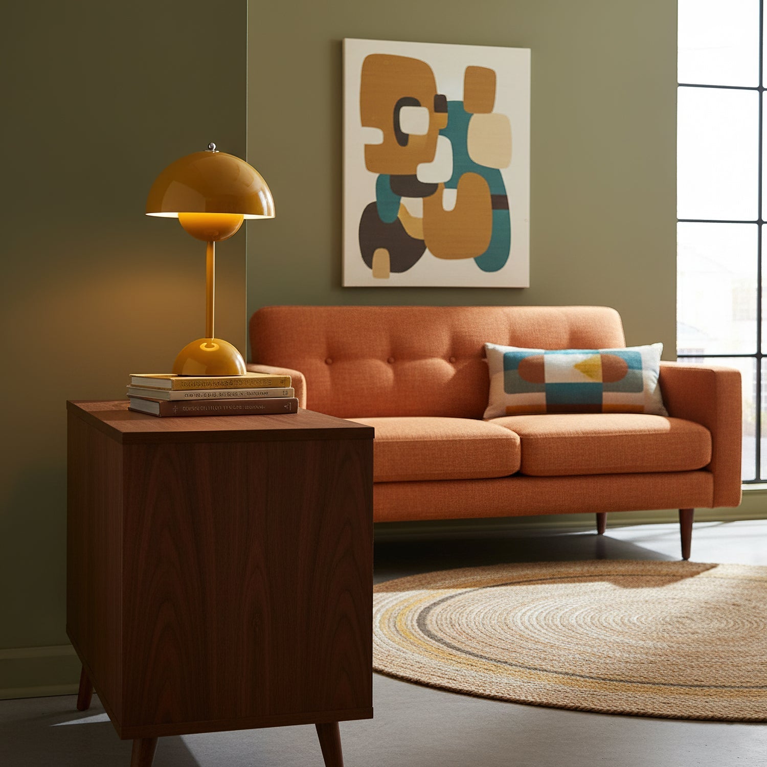 Ledy Lampa Stołowa Kopułowa LED Ładowalna | Retro