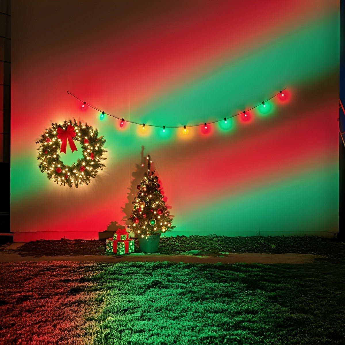 Ledy Ogrodowe RGB Do Oświetlenia Drzew | Reflektor Zewnętrzny