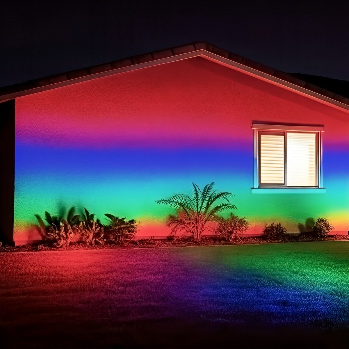 Ledy Ogrodowe RGB Do Oświetlenia Drzew | Reflektor Zewnętrzny