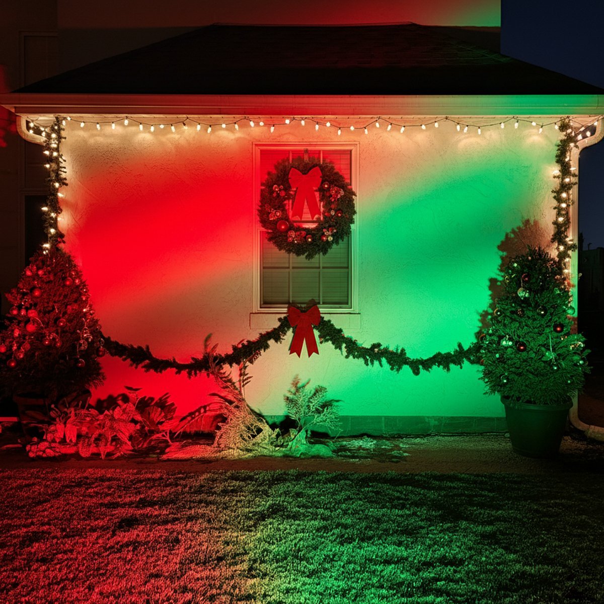 Ledy Ogrodowe RGB Do Oświetlenia Drzew | Reflektor Zewnętrzny