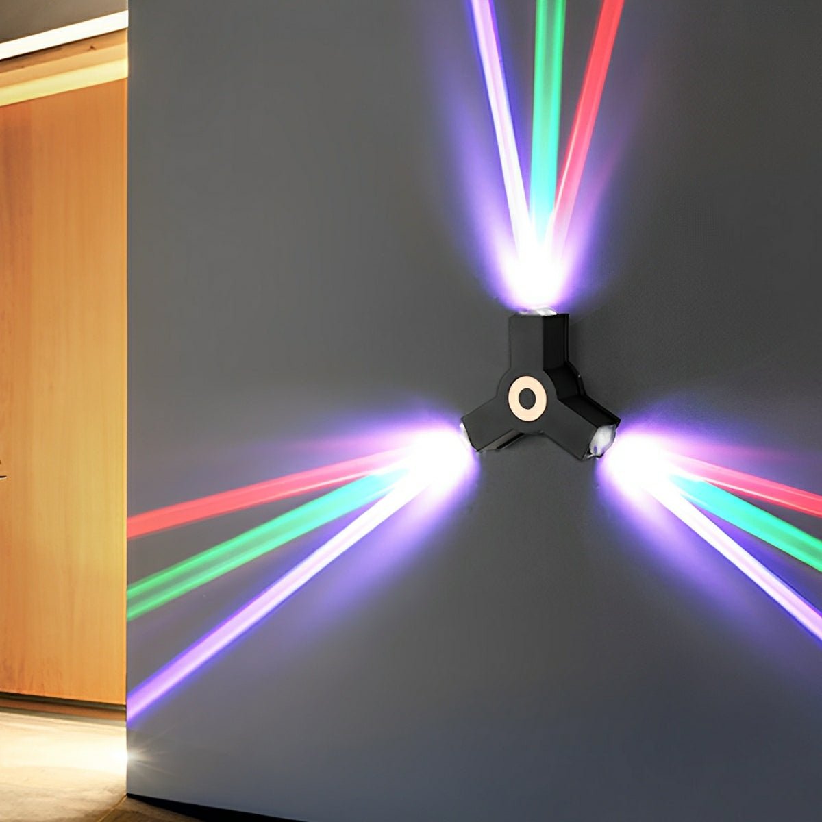 Ledy Ścienne Zewnętrzne | Kolorowe Efekty Świetlne RGB