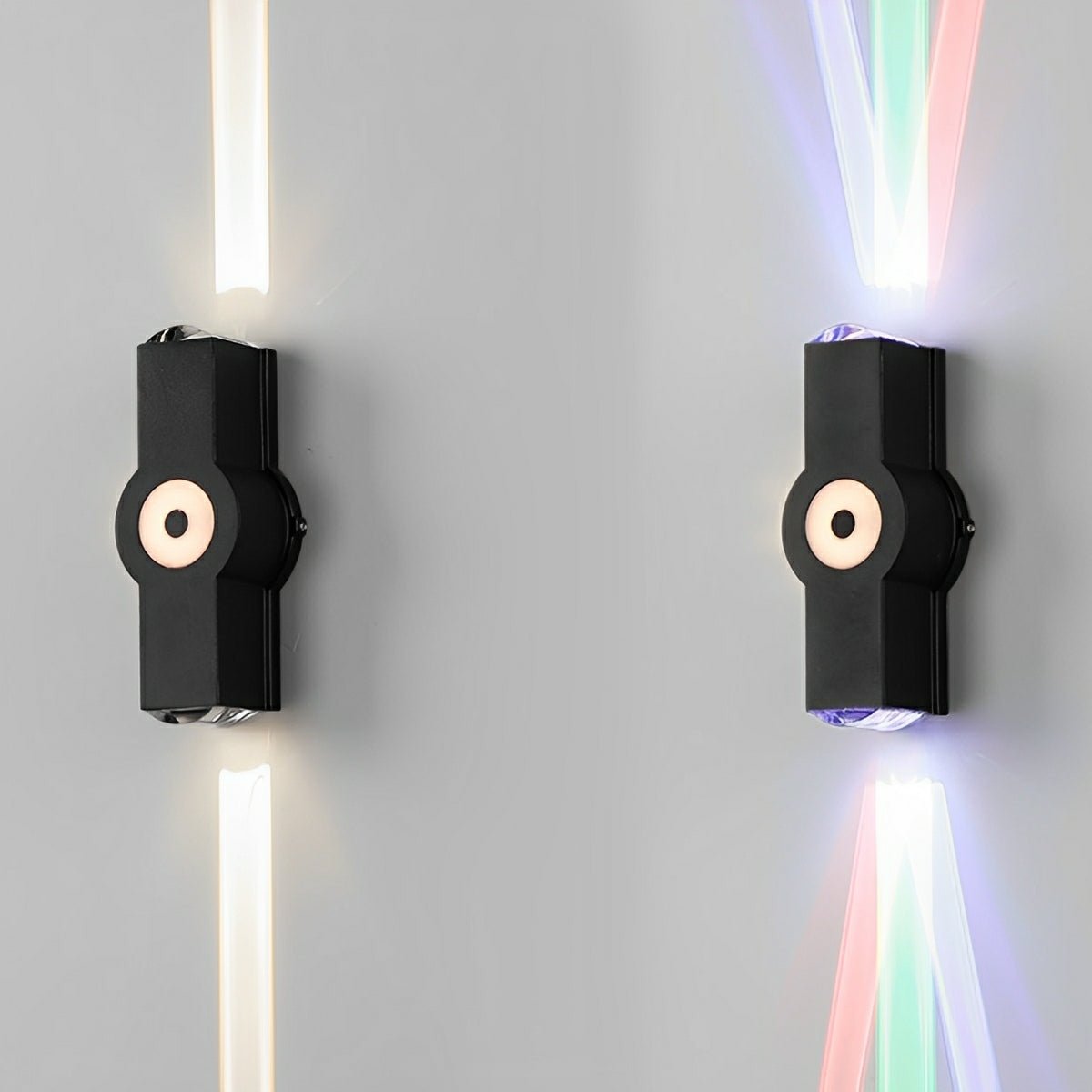 Ledy Ścienne Zewnętrzne | Kolorowe Efekty Świetlne RGB