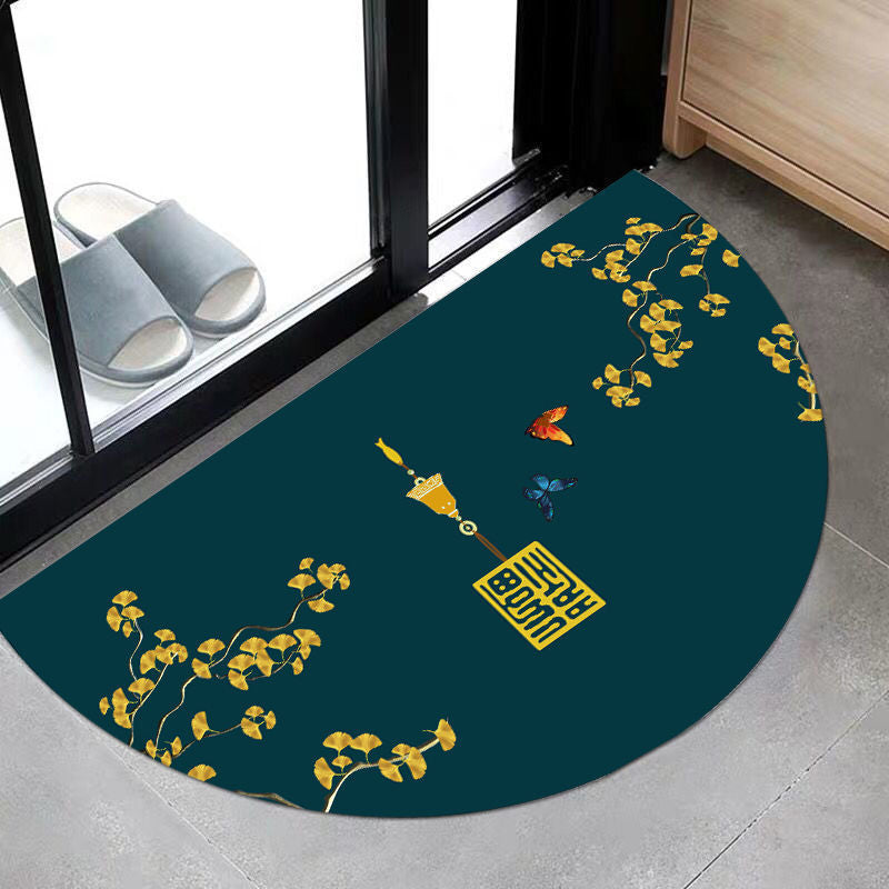 Mata Półokrągła Dekoracyjna Salon | Wzór Artystyczny