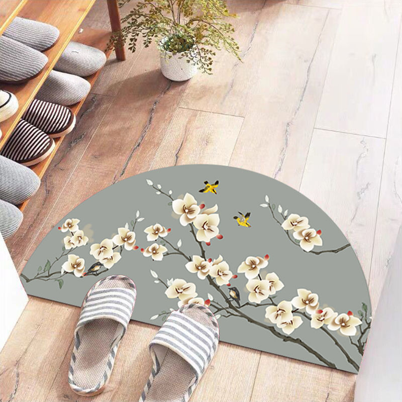 Mata Półokrągła Dekoracyjna Salon | Wzór Artystyczny