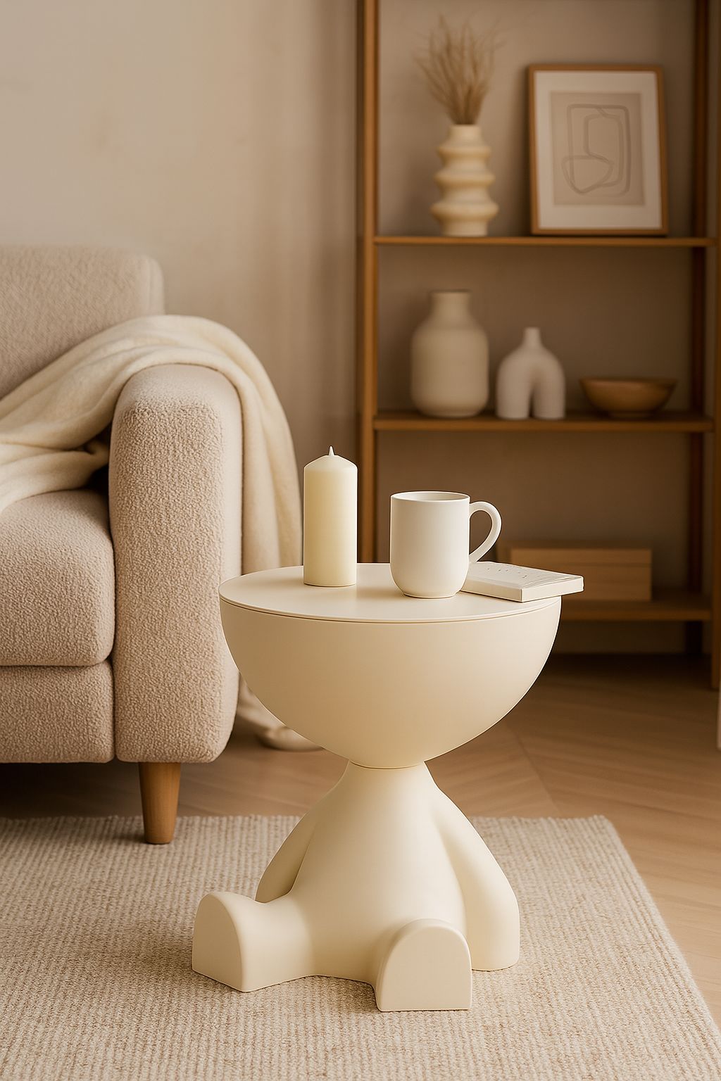 NordicHaven | Nowoczesny Kreatywny Stolik Kawowy | Salon i Sypialnia