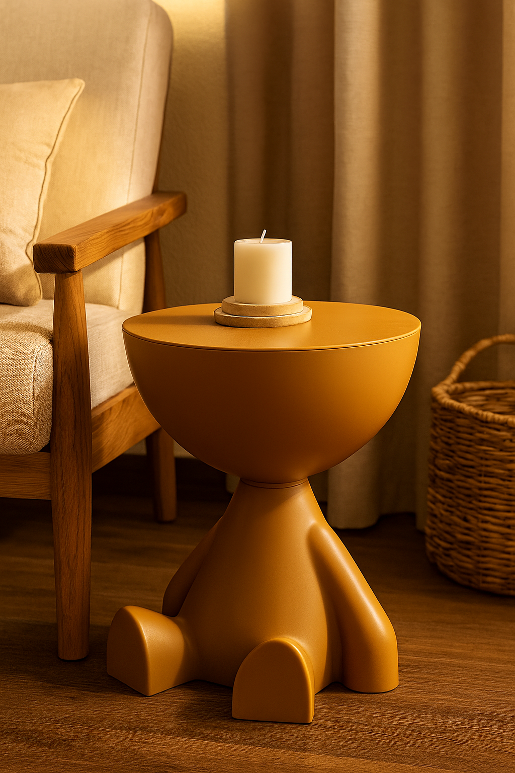 NordicHaven | Nowoczesny Kreatywny Stolik Kawowy | Salon i Sypialnia