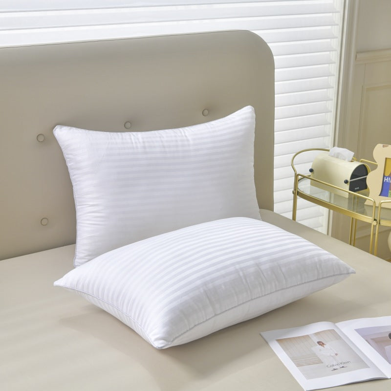 Poduszka Do Spania Białe Na Łóżko W Paski | Podstawowy