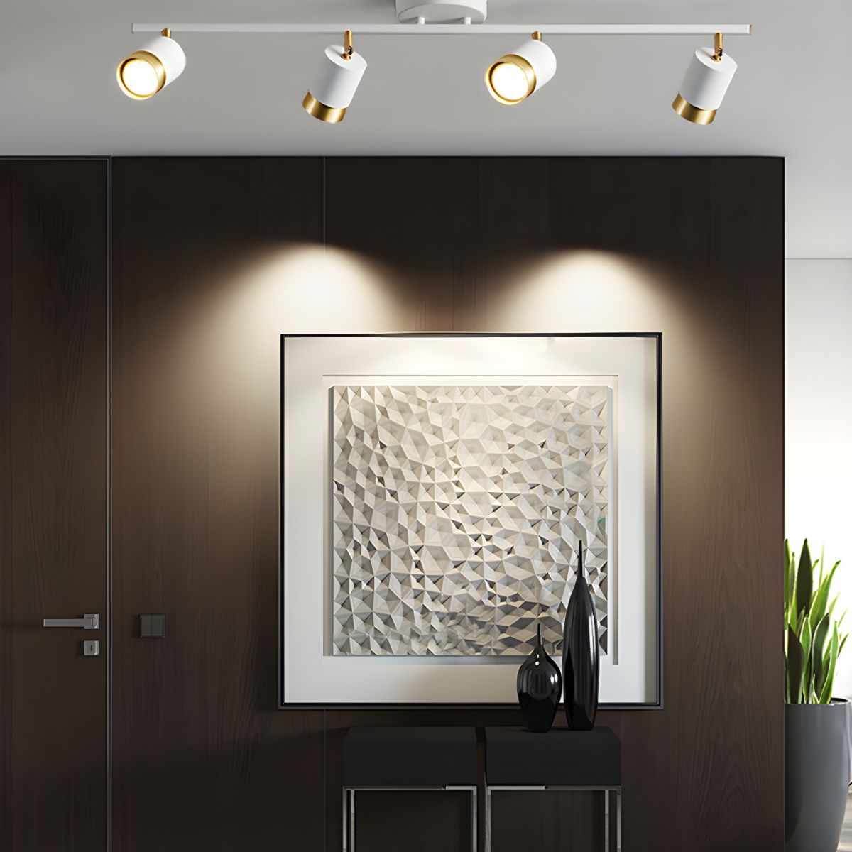 Oświetlenie Szynowe 3-Punktowe Do Salonu | Reflektory