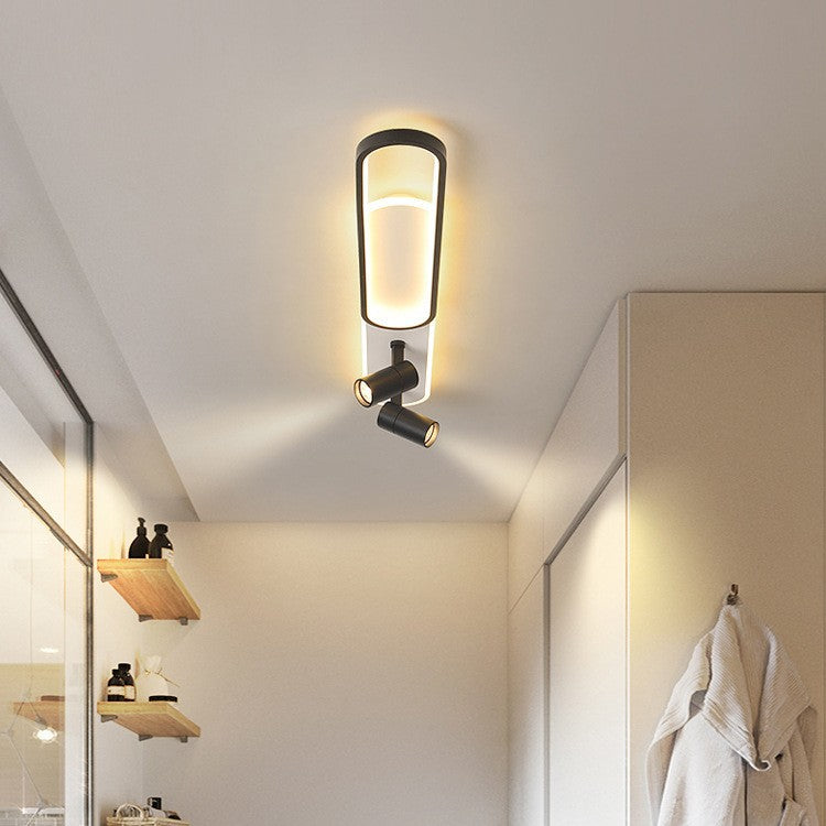 Oświetlenie Szynowe Sufitowe LED Do Salonu Z Punktowym Reflektorem | Nowoczesne