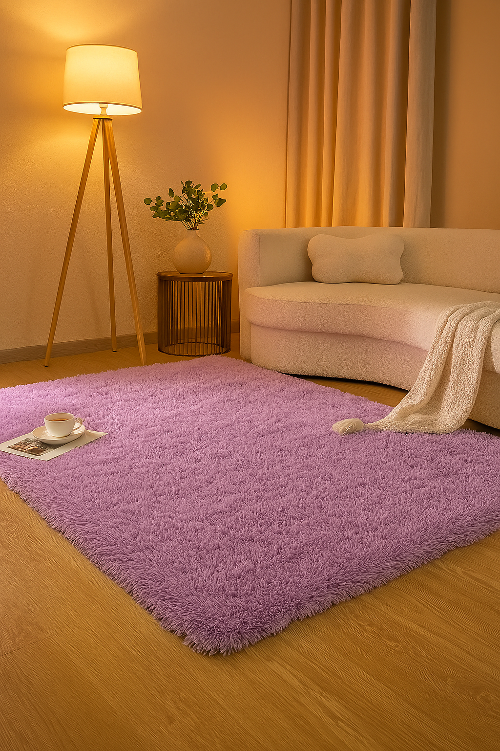 SoftNest | Puszysty Miękki Dywan Nowoczesny | Salon, Sypialnia i Pokój Dziecięcy